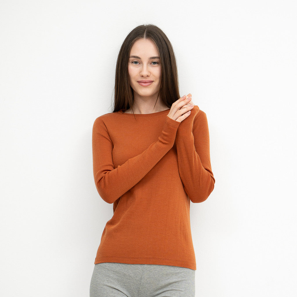 minimalisma Victory Blouse for women Rust