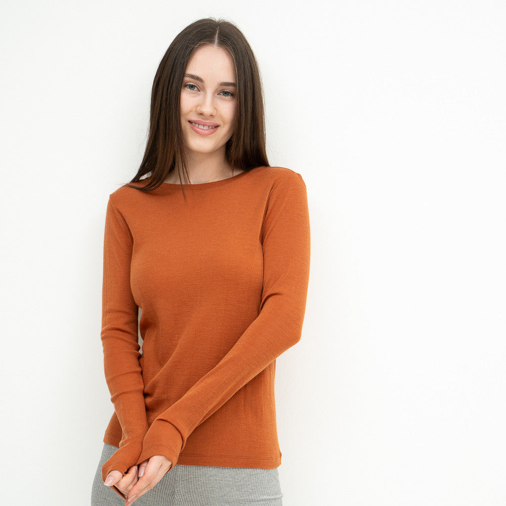 minimalisma Victory Blouse for women Rust