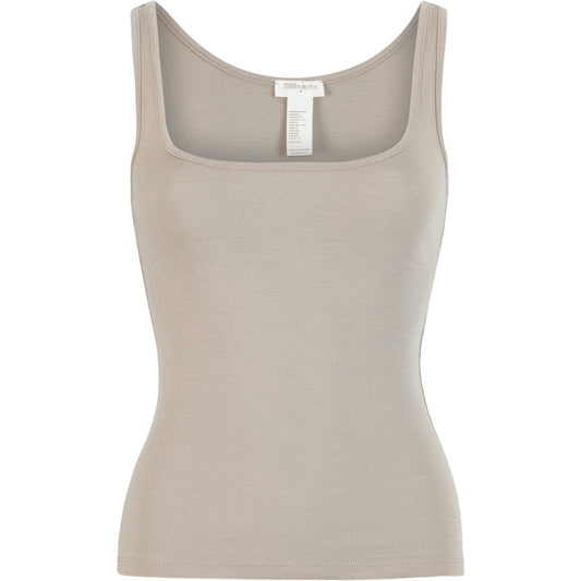 minimalisma Vonic - Women's wool tank top Blouse for women Hemp