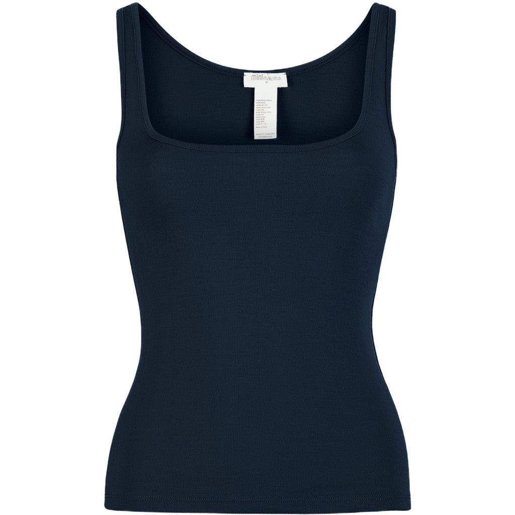 minimalisma Vonic - Women's wool tank top Blouse for women Night