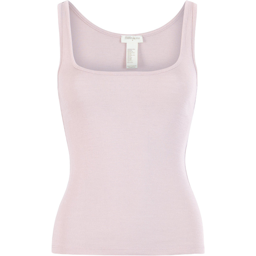 minimalisma Vonic - Women's wool tank top Blouse for women Peony