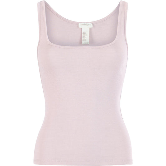 minimalisma Vonic - Women's wool tank top Blouse for women Peony