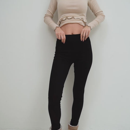 minimalisma Greater Leggings / pants for women Black