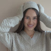 minimalisma Infinity - Women's cashmere/wool hat Hat / Bonnet Ecru Melange