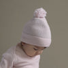 minimalisma Ipom - Children's cashmere/wool beanie Hat / Bonnet Sweet Rose