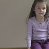minimalisma Fantacy - Children's organic cotton long sleeve top Blouse for kids Lilac