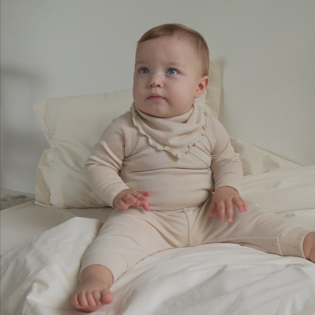 minimalisma Teddy Bib / Hairband / Acc Buttercream