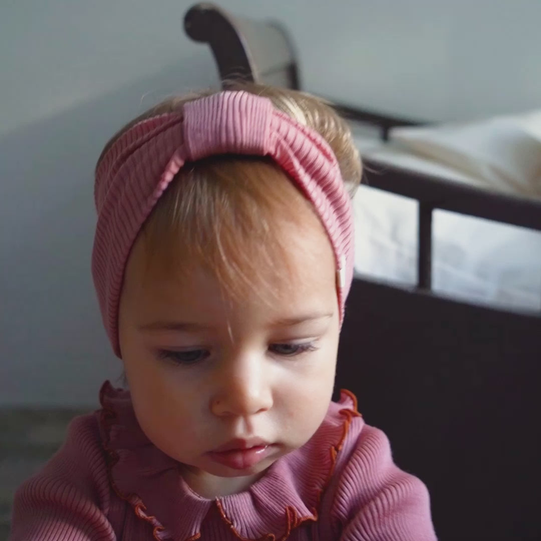 minimalisma Alba Bib / Hairband / Acc Rose