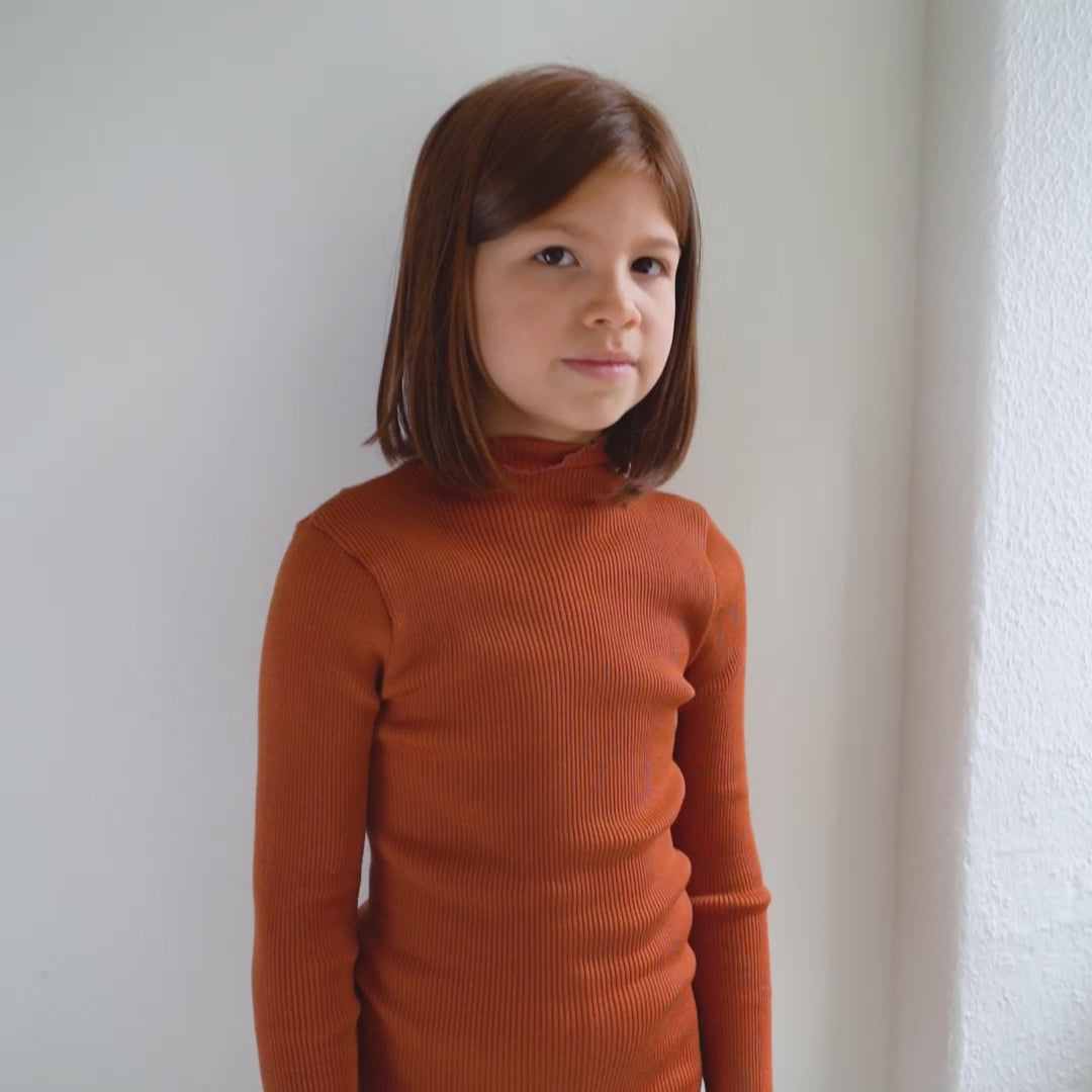 minimalisma Alfina 2-5Y Blouse for kids Rust