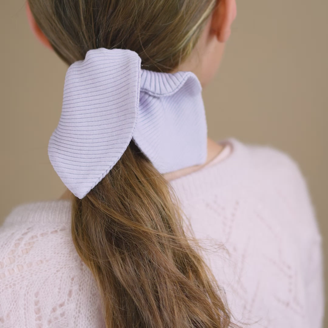 minimalisma Bow Bib / Hairband / Acc Mauve