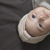 minimalisma Bi - Children's silk headband Bib / Hairband / Acc Sweet Olive Stripes