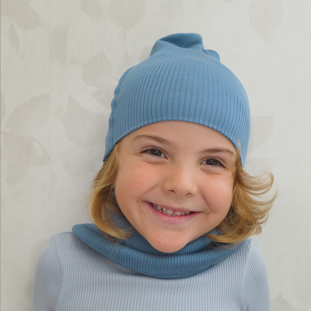 minimalisma Bambi Hat / Bonnet Steel Blue