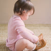 minimalisma Ovie silk-cashmere blouse for babies with peter pan collar Blouse for babies Sweet Rose
