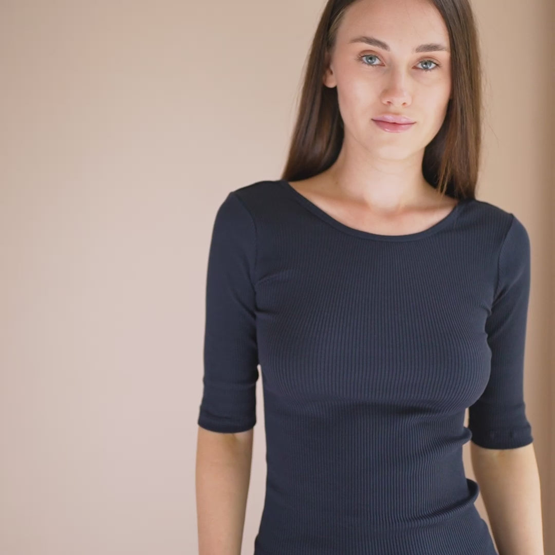 minimalisma Gym Blouse for women Dark Blue