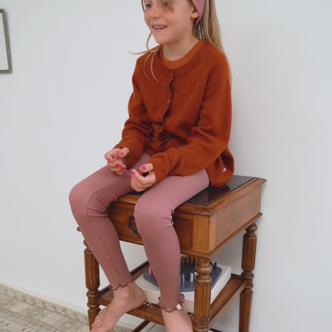 minimalisma Inka 6-10Y Blouse for kids Dark Rust