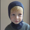 minimalisma Alephant - Children's wool balaclava Hat / Bonnet Night