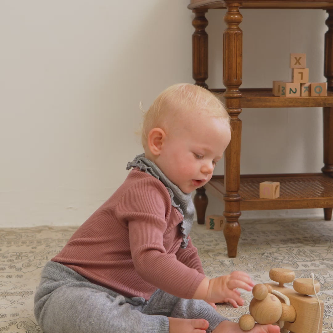 minimalisma Itty Leggings / pants for babies Grey Melange