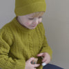 minimalisma Indulge - Children's cashmere/wool cableknit sweater Blouse for kids Olive