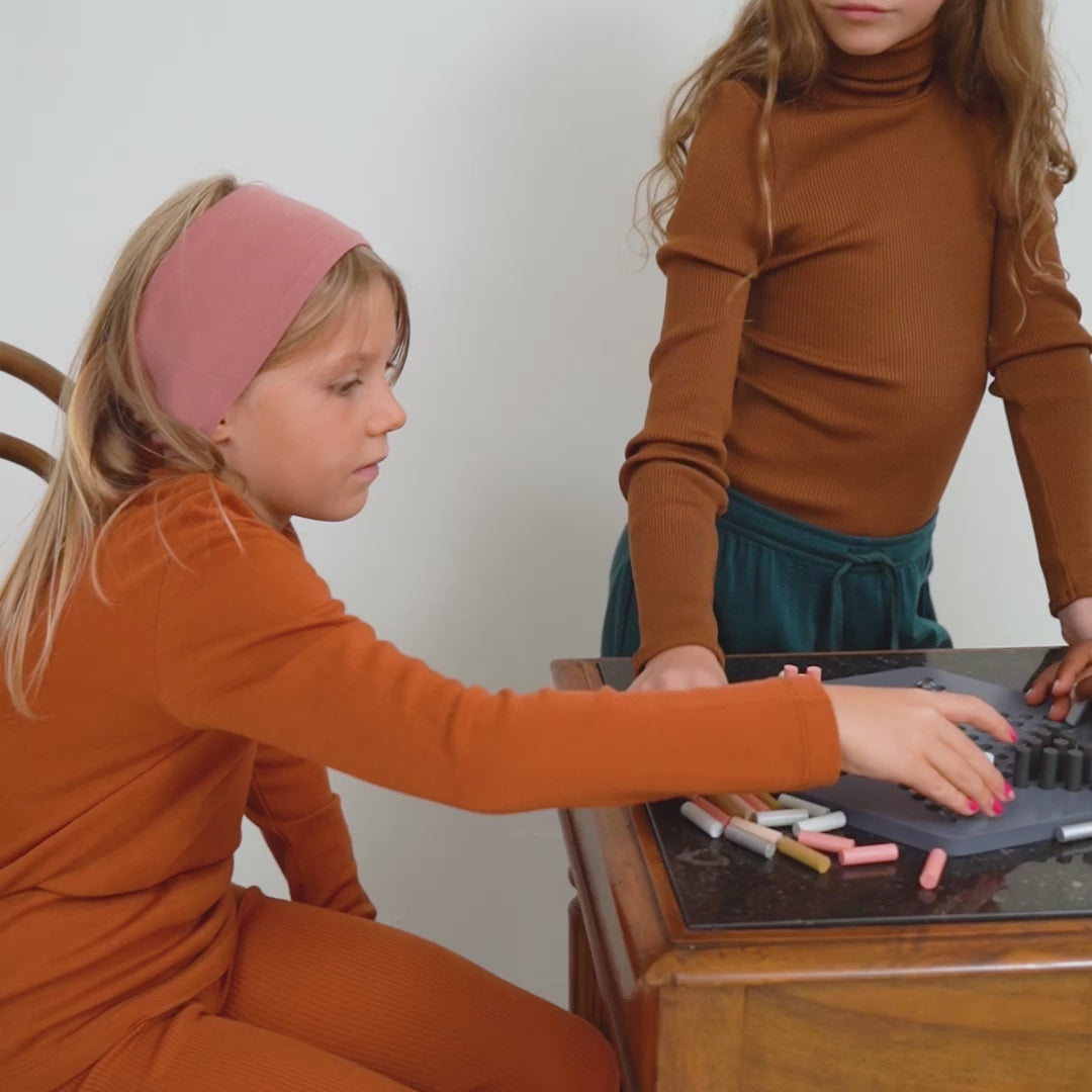 minimalisma Asterix Bib / Hairband / Acc Rose