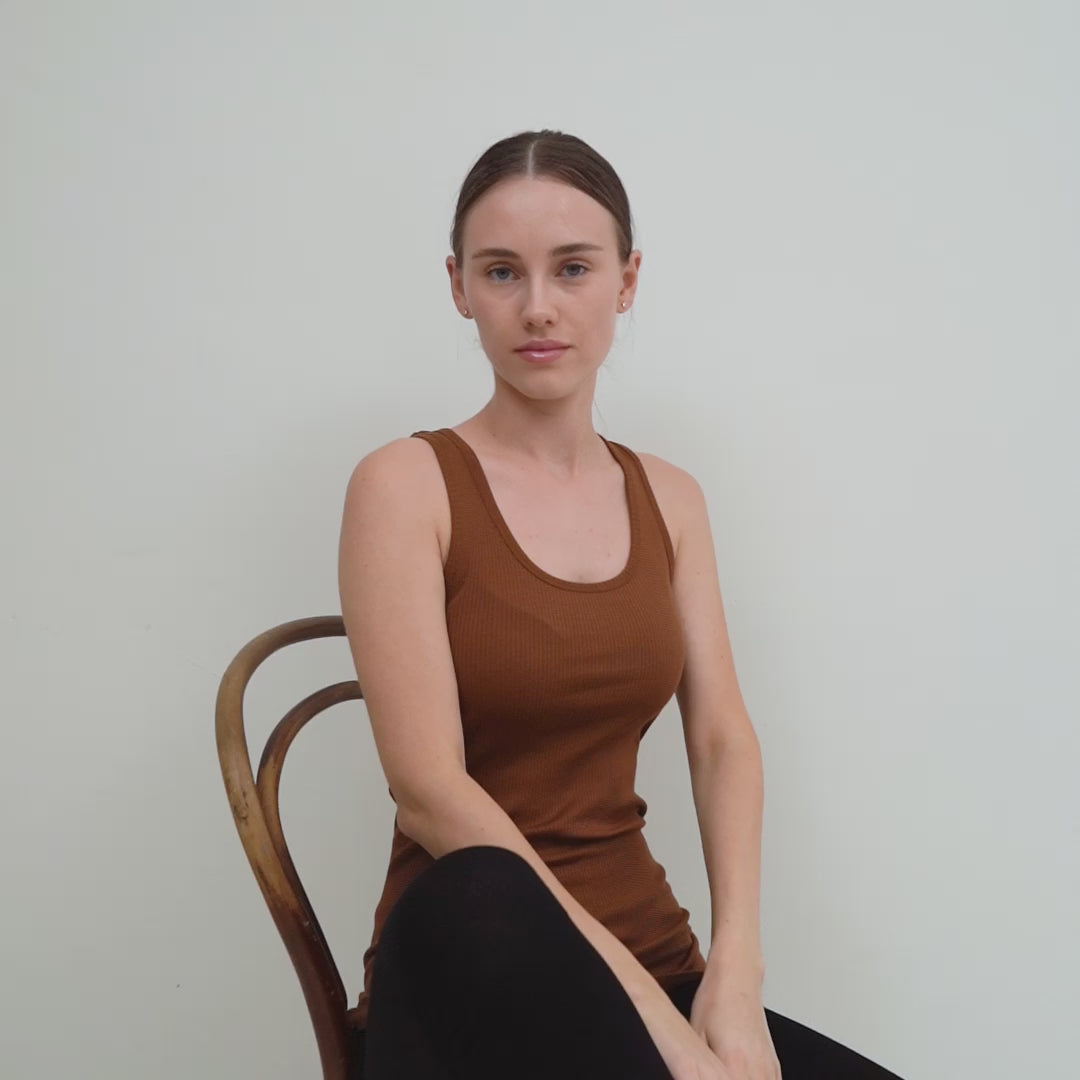 minimalisma Gudrun Blouse for women Chocolate