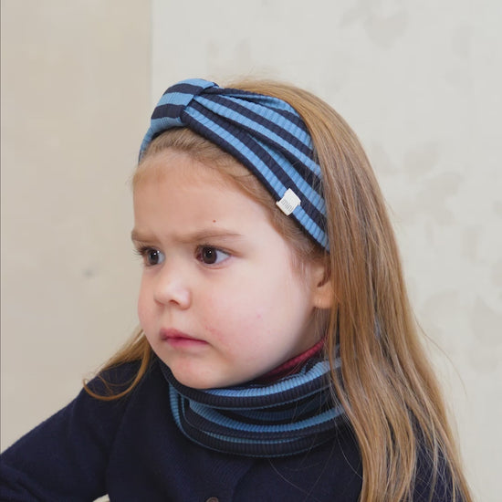 minimalisma Birk Bib / Hairband / Acc Steel Stripes