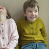minimalisma Inkaz - Children's cashmere/wool cardigan Blouse for kids Olive