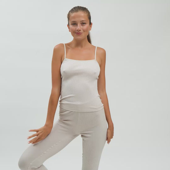 minimalisma Greater-Z Leggings / pants for women Ecru