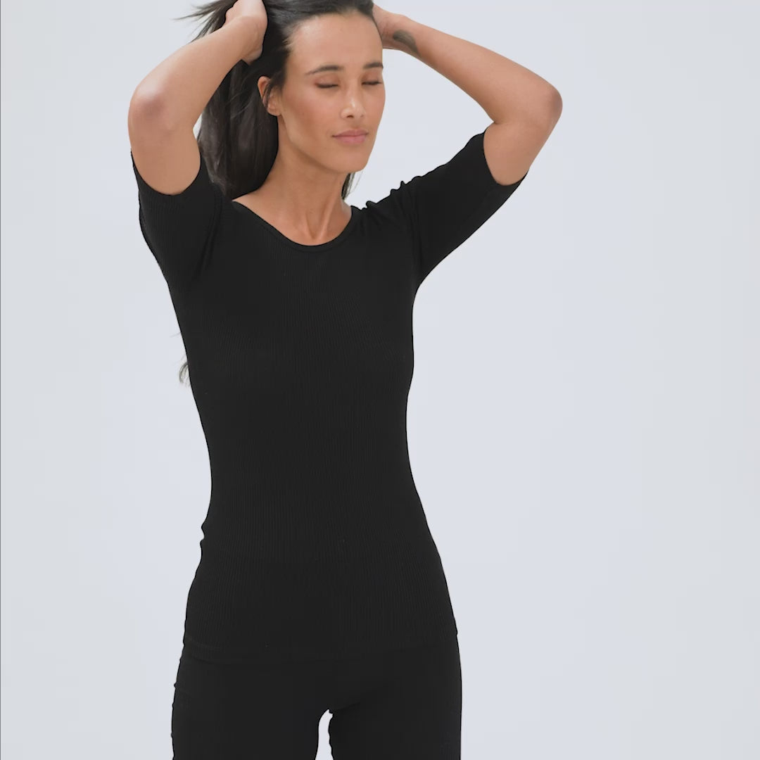 minimalisma Gym Blouse for women Black