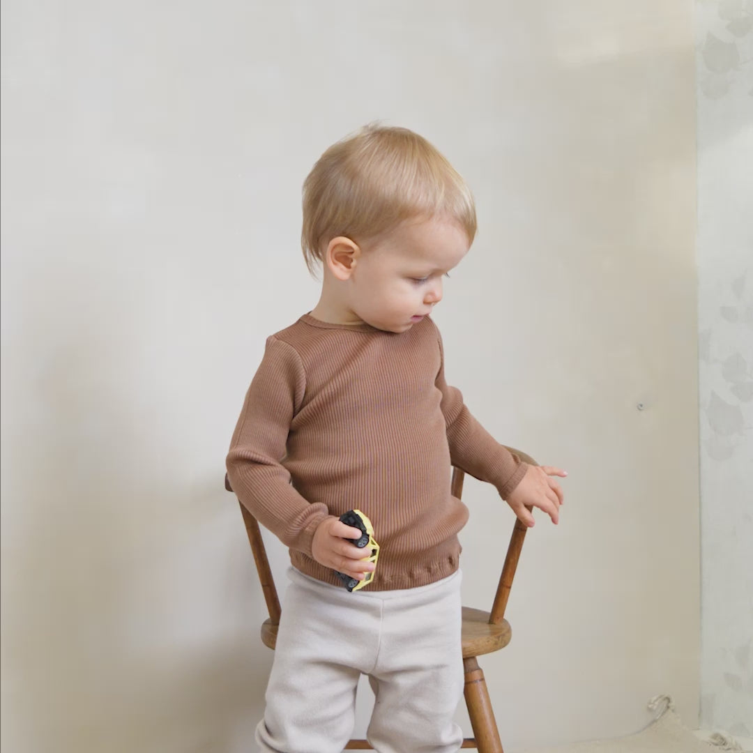 minimalisma Alpine Blouse for babies Toffee