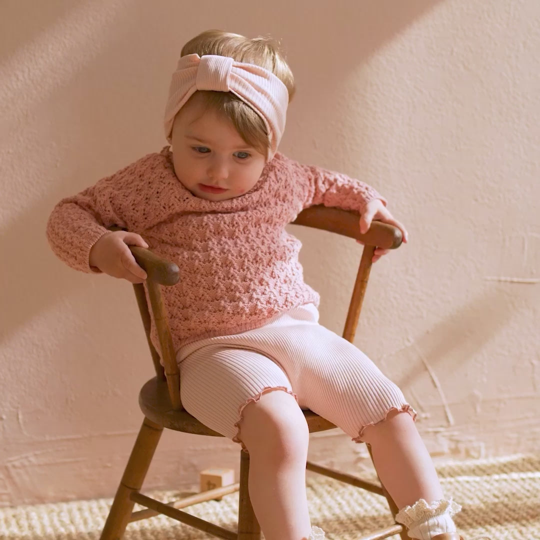 minimalisma Bicicleta 6-14Y Leggings / pants for kids Sweet Rose with Antique Rose