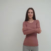minimalisma Gerda-frill Blouse for women Antique Rose