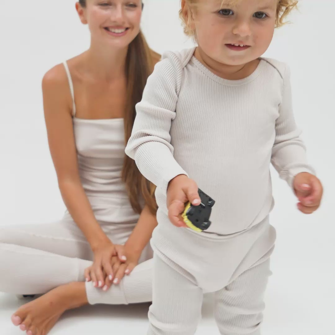 minimalisma Brave-Z Leggings / pants for babies and kids Ecru