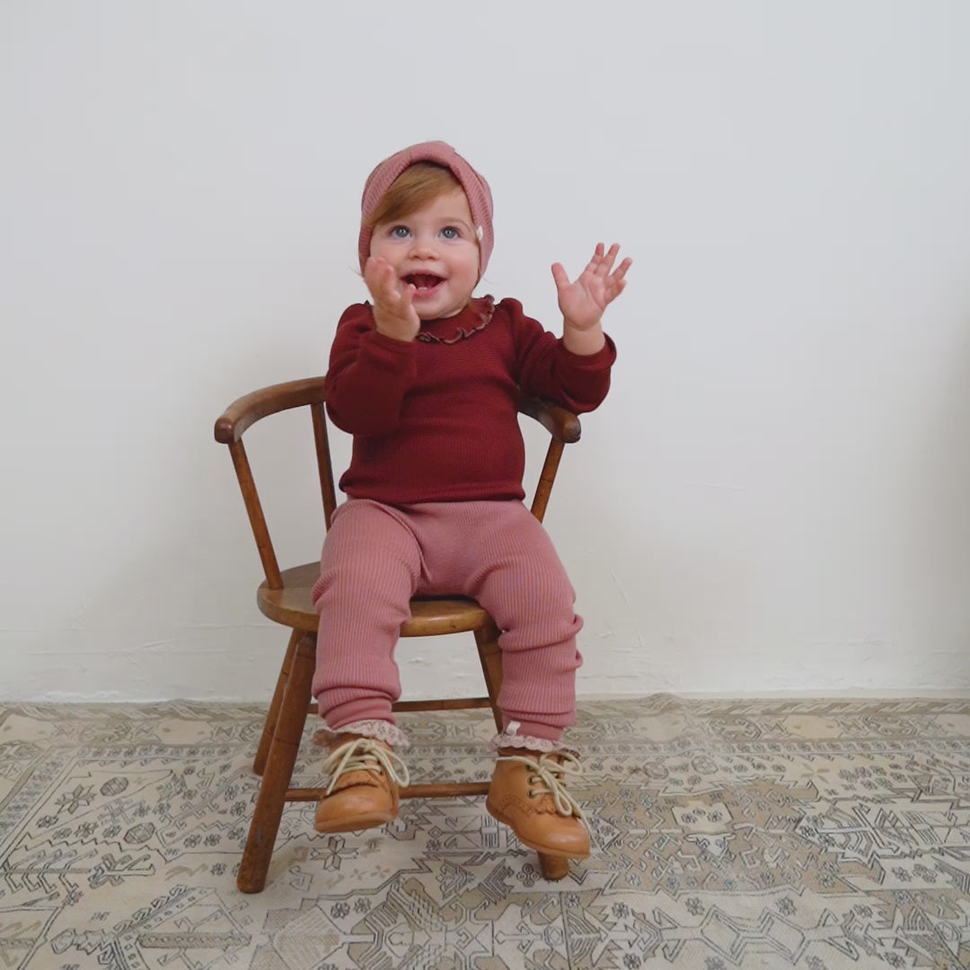 minimalisma Bi Bib / Hairband / Acc Antique Rose