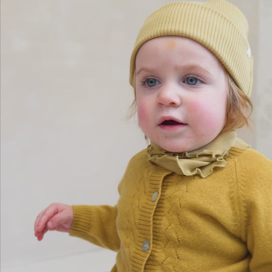 minimalisma Olvik Blouse for babies Golden Leaf