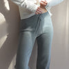 minimalisma Raven - Women's organic cotton track pants Leggings / pants for women Grey Melange