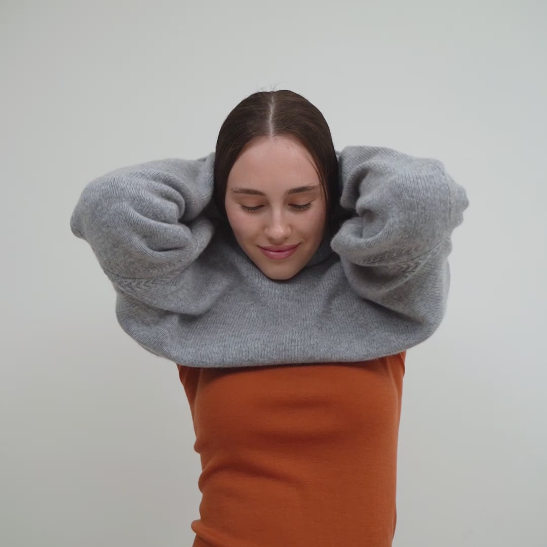 minimalisma Iris Blouse for women Grey Melange