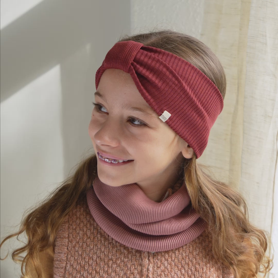 minimalisma Birk Bib / Hairband / Acc Antique Rose