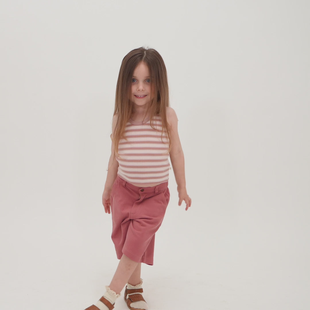minimalisma Nuuk Blouse for kids Sunrise Stripes
