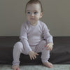 minimalisma Ask - Baby wool long sleeve bodysuit Body Peony