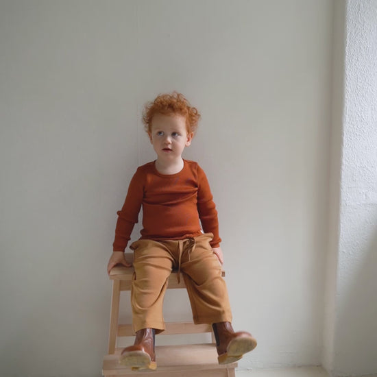 minimalisma Atlantic 6-14Y Blouse for kids Rust