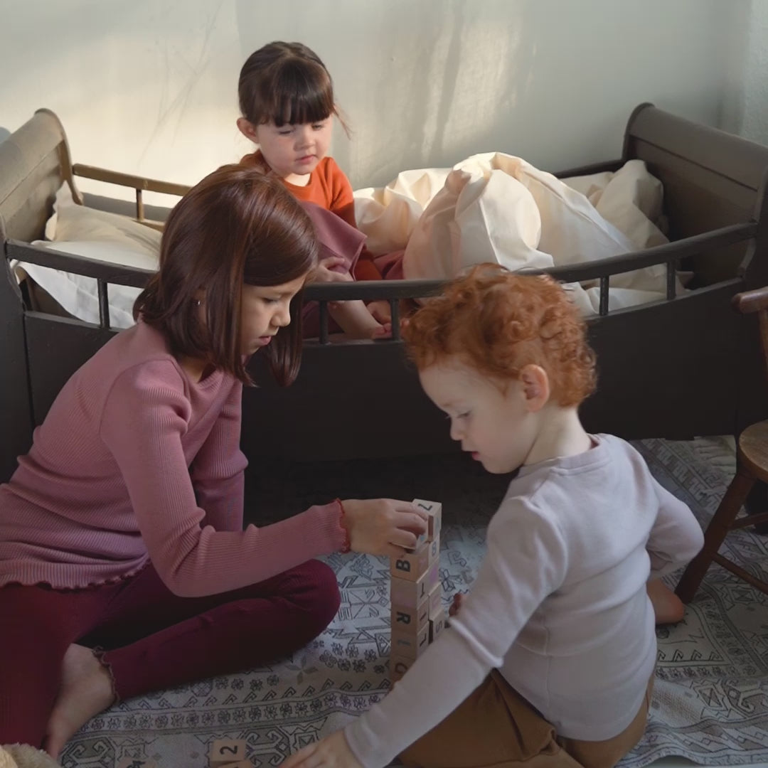 minimalisma Bieber-Frill 6-14Y Leggings / pants for kids Hibiscus