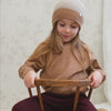 minimalisma Owl Hat / Bonnet Birch with Walnut fold