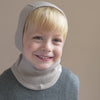 minimalisma Alephant - Children's wool balaclava Hat / Bonnet Hemp