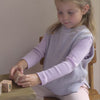 minimalisma Dora - Children's organic cotton pullunder Blouse for kids Lilac