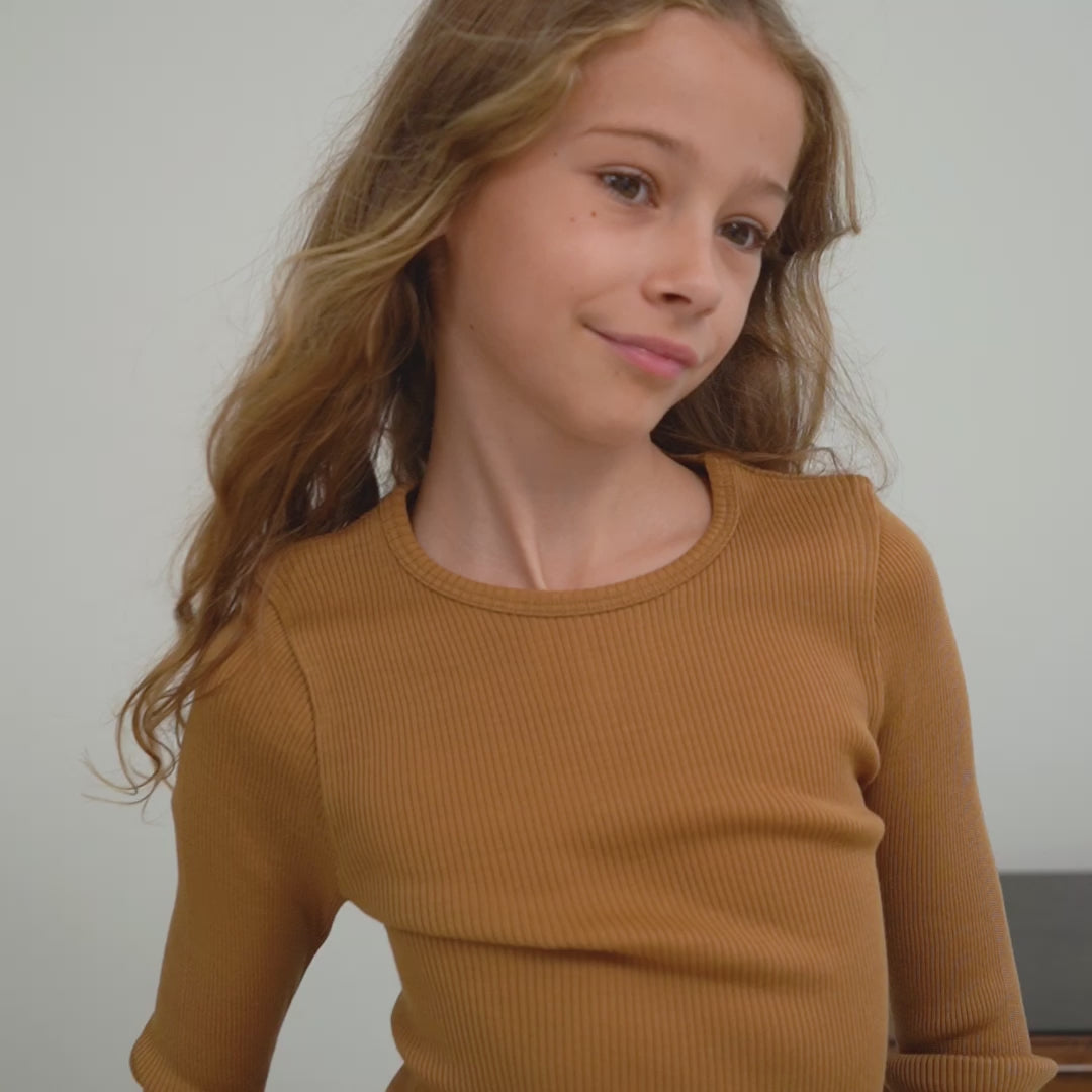 minimalisma Atlantic 6-14Y Blouse for kids Golden Wheat
