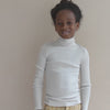 minimalisma Bui - Children's silk long sleeve turtleneck Turtleneck Ecru