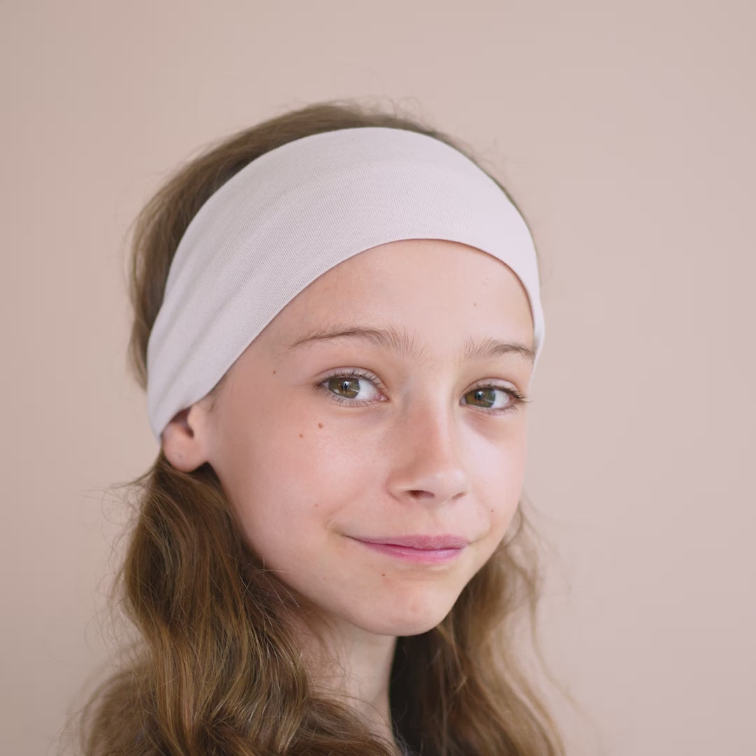 minimalisma Humble Bib / Hairband / Acc Ecru