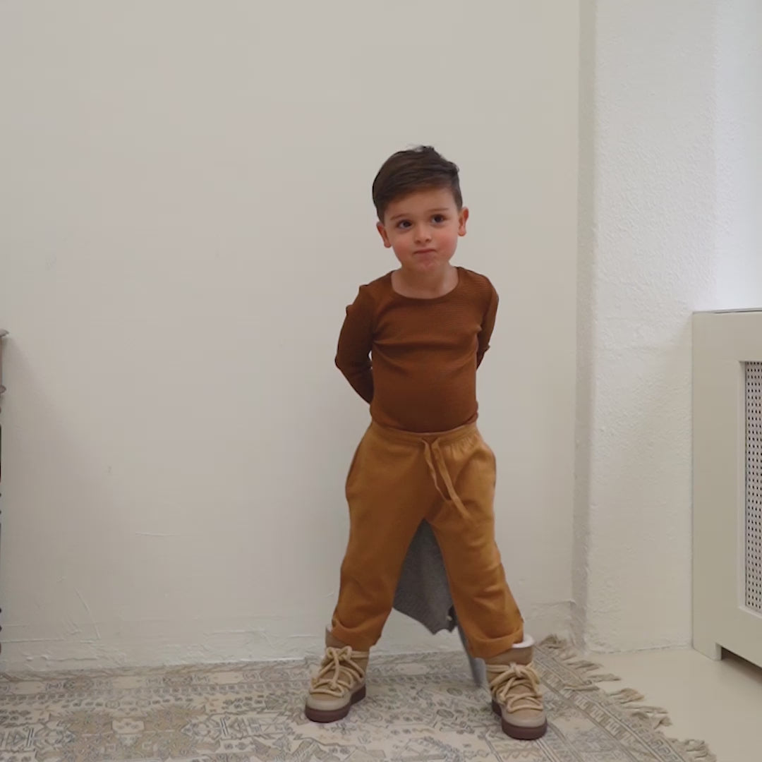 minimalisma Bergen 6-14Y Blouse for kids Chocolate