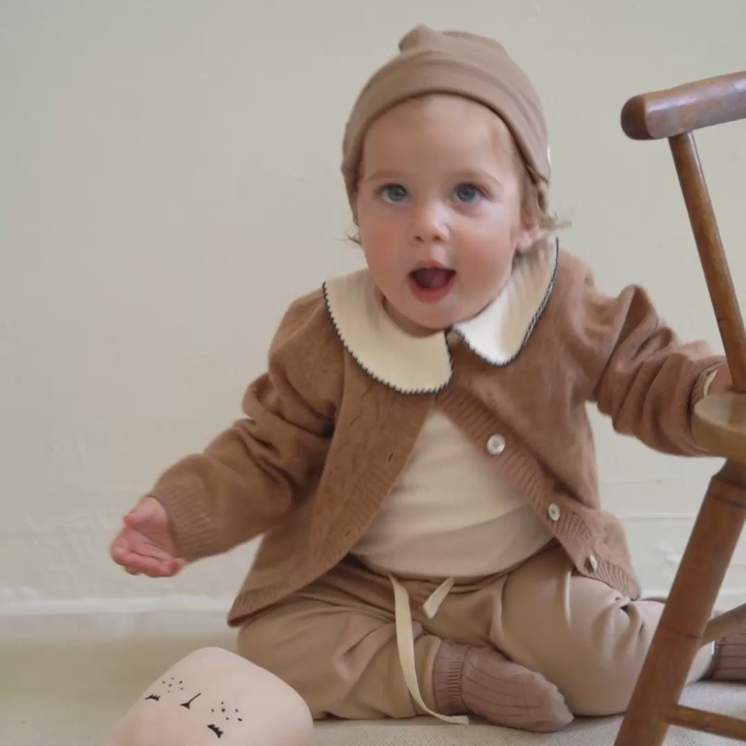 minimalisma Olvik Blouse for babies Walnut