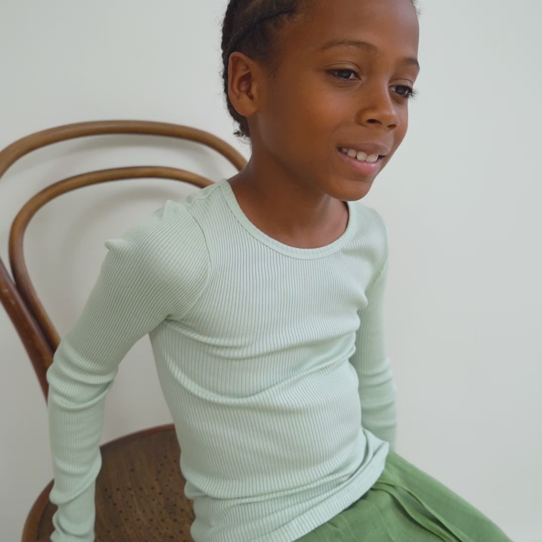 minimalisma Bergen 2-6Y Blouse for kids Spearmint